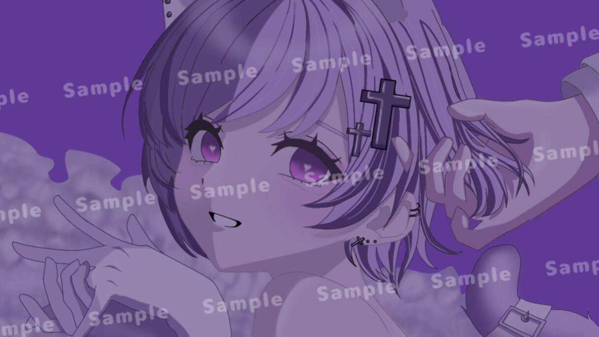歌ってみたや動画のサムネイル作成をします 安く両品質のサムネイル依頼をしていませんか？ イメージ1