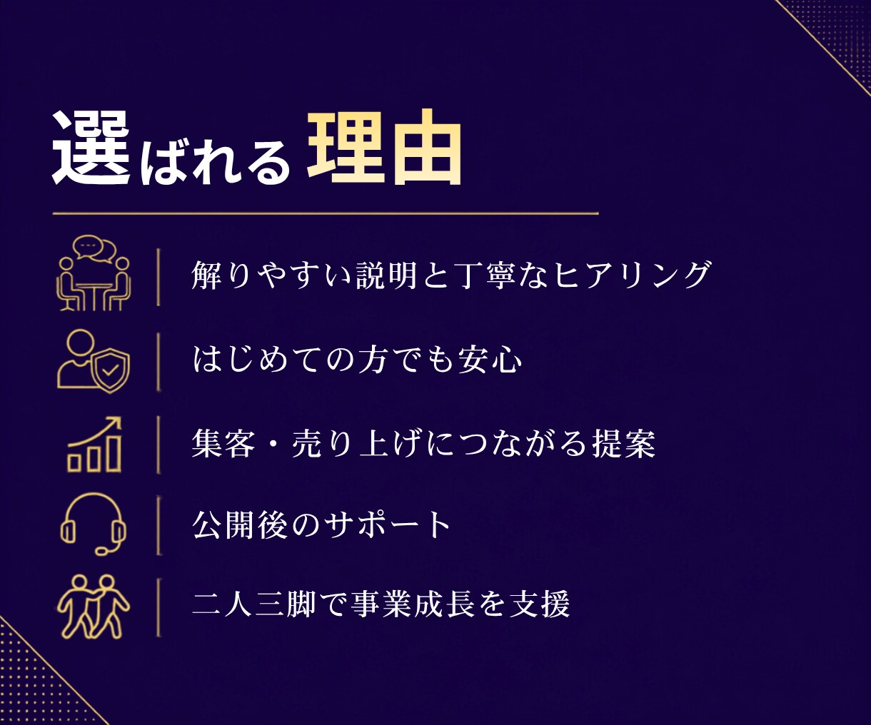 事業成長につながるホームページを作成します 知識がない方・はじめての方歓迎 | 運用もサポート イメージ2