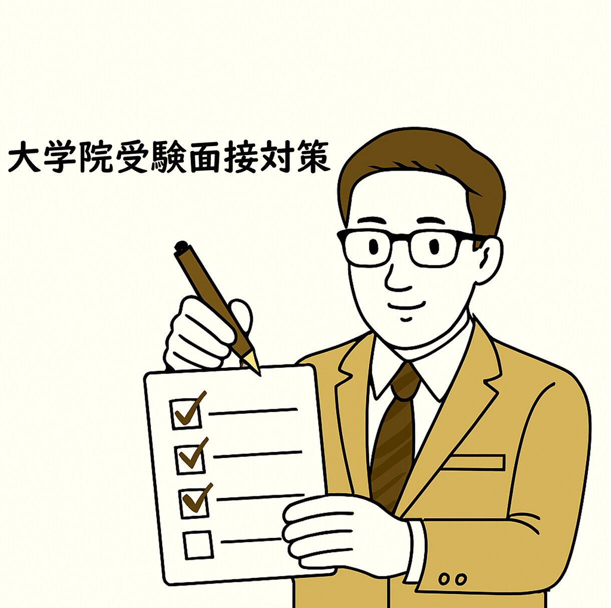 大学院受験の面接対策をします 博士号持ち現役大学講師が合格レベルまで指導！ イメージ1