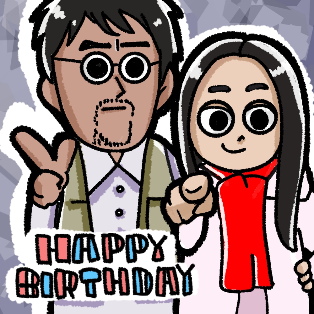 ゆるかわペア似顔絵かきます お誕生日プレゼントなどにいかがですか? イメージ1