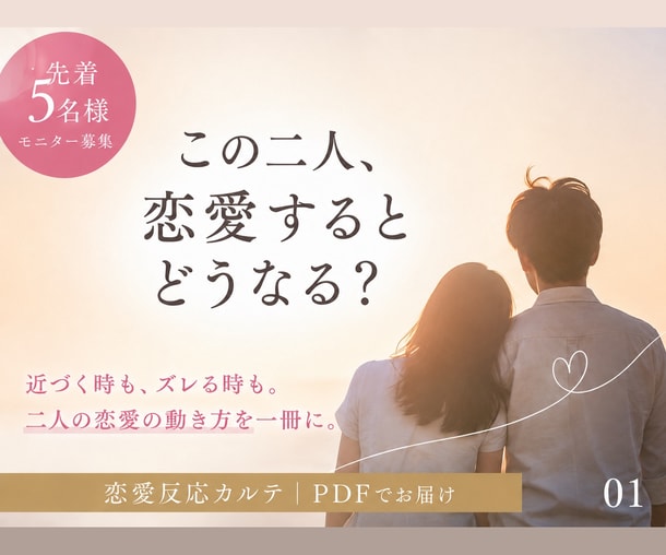 この二人、恋愛するとどうなる？を読み解きます 全13P以上♡二人の恋愛をまるごと「取扱説明書」に イメージ1