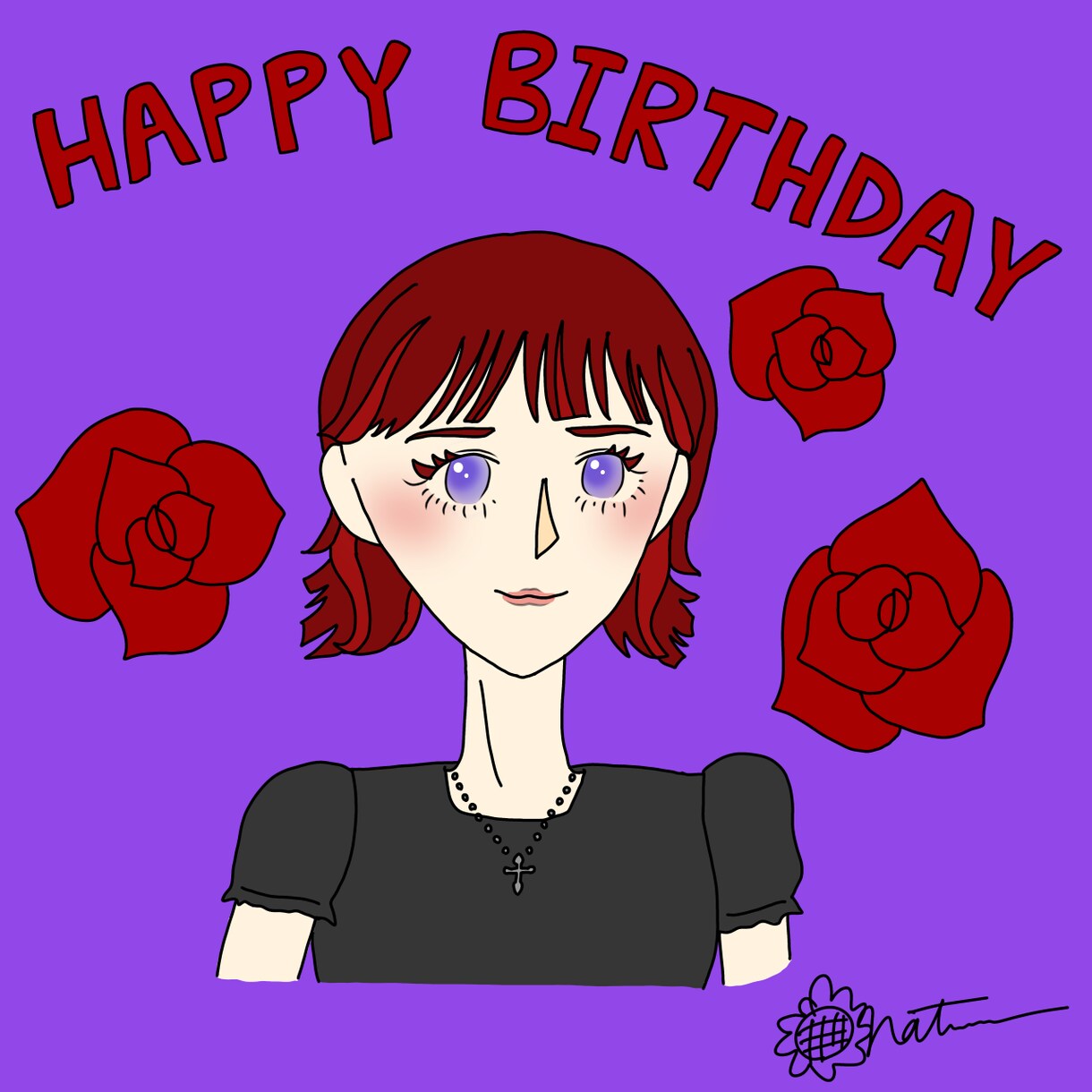 似顔絵やアイコン用イラスト、曼荼羅を描きます ポップでかわいい、誰とも被らない世界に一つの作品をどうぞ！ イメージ1