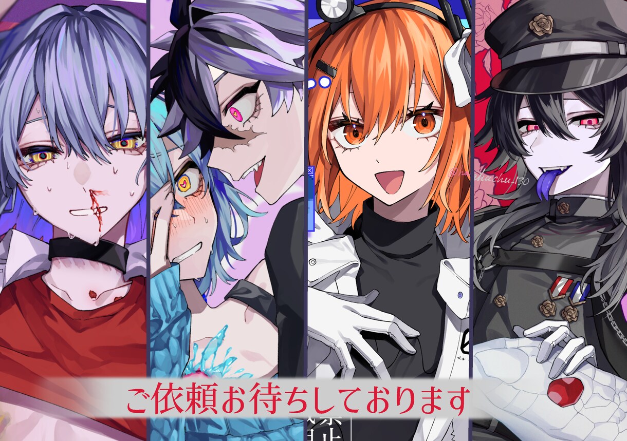 目を惹く最高のイラスト描きます TRPG立ち絵におすすめな、重厚な厚塗りが得意です イメージ7