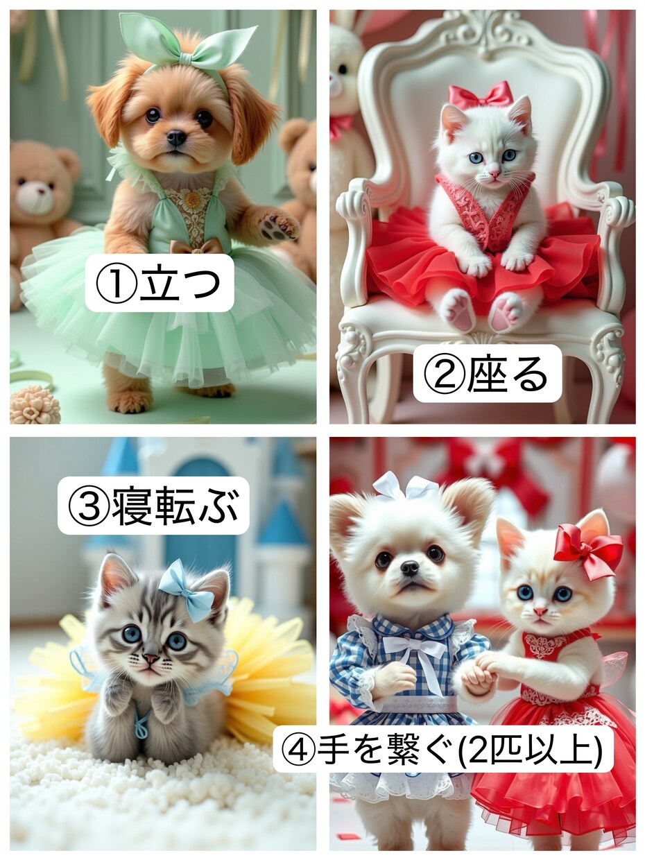うちの子(ペット)の特別な一枚を作ります 愛する子を可愛いアートに！先代と今の子のツーショットも可能！ イメージ9
