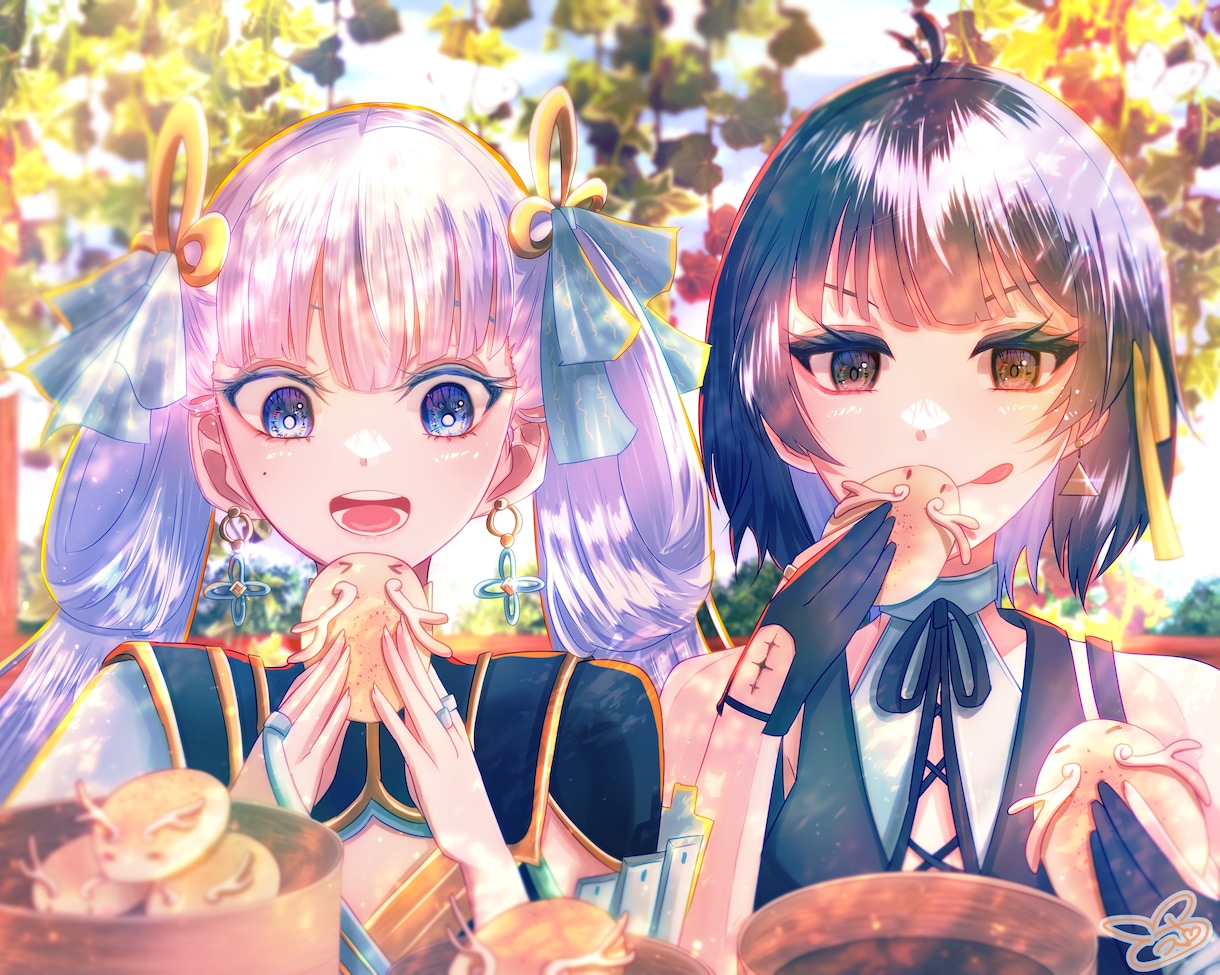 一枚絵描きます 可愛い、綺麗な女の子を得意としています！ イメージ3