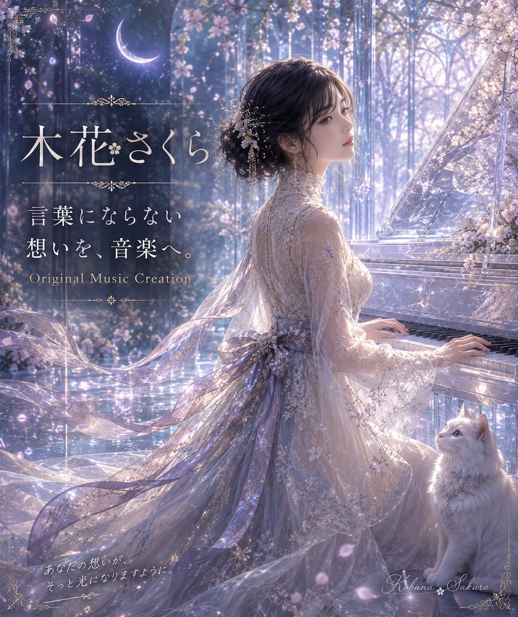 あなたの想いに寄り添う楽曲を制作します 言葉にならない想いも、世界にたったひとつのあなたの音楽へ♪ イメージ1