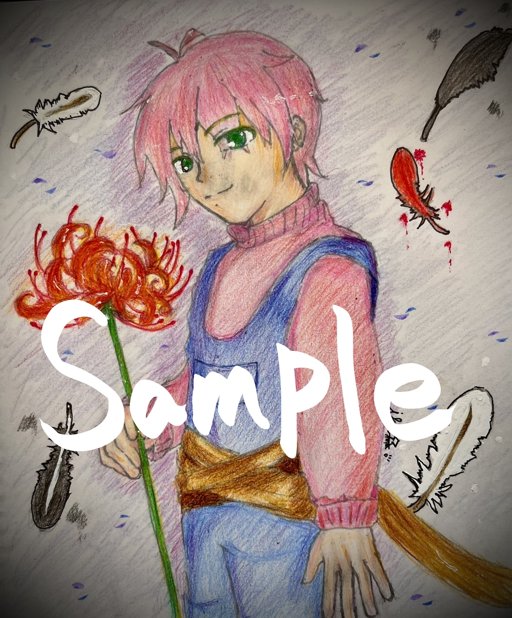ペットさん中心にご希望のイラストを描かせて頂きます 色鉛筆・パステルで描く温かみのあるイラストが特徴です！ イメージ10