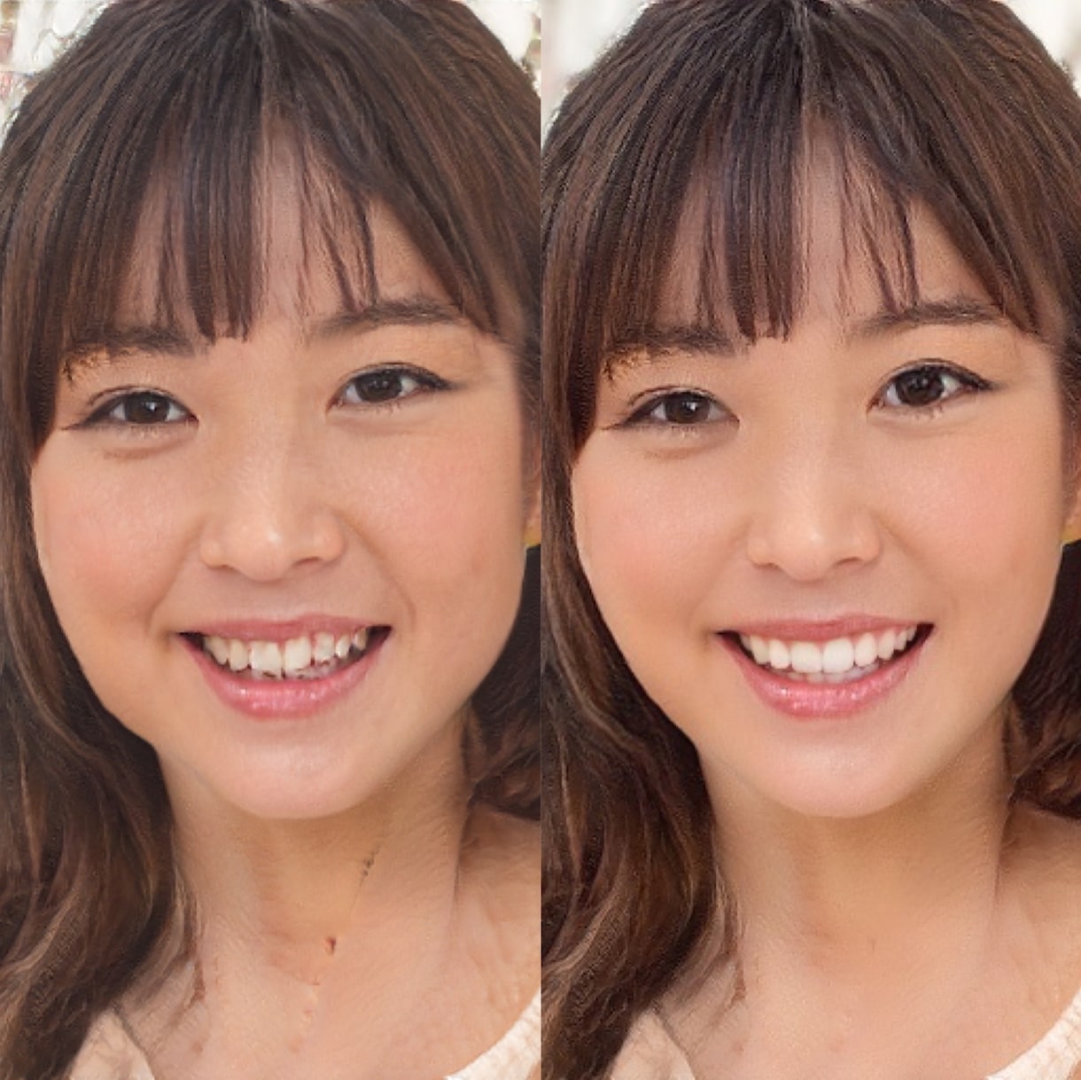 1枚500円〜人物写真レタッチ(加工修正）します 肌を綺麗に・ピアス消し・目を大きく・顔を小さくetc... イメージ2