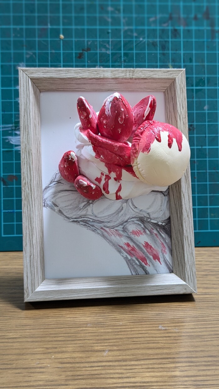 インテリア、オブジェとして思い出を提供します 樹脂粘土を用いて３Dアートやペットのフィギュア造形します イメージ8
