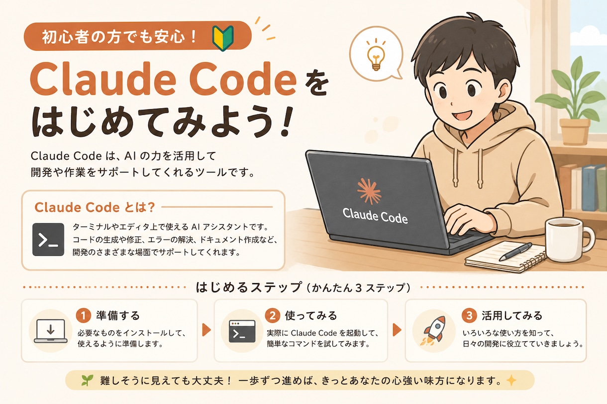 初心者歓迎！！ClaudeCode導入支援します 初心者の方でも使えるように0から導入支援します！ イメージ1