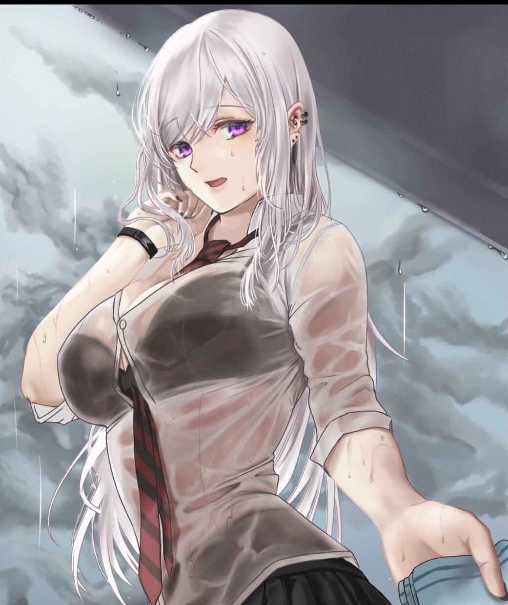 ほんのり厚塗り風イラスト賜ります 曲線美とロングのサラサラヘアが得意です イメージ5