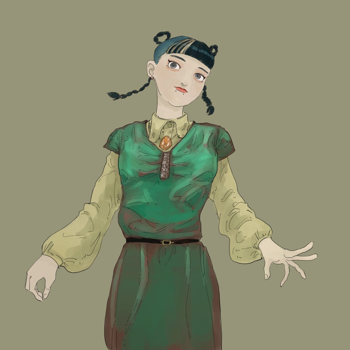 おしゃれでかわいいイラスト、挿絵をお描きします SNS等のアイコン、おしゃれな挿絵、ご要望に対応いたします！ イメージ4