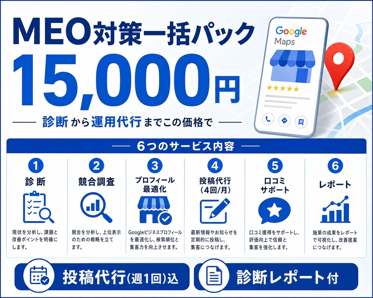 Googleマップ・MEO対策の運用を代行します 広告代理店15年の私がビジネスプロフィールを育てます！ イメージ3