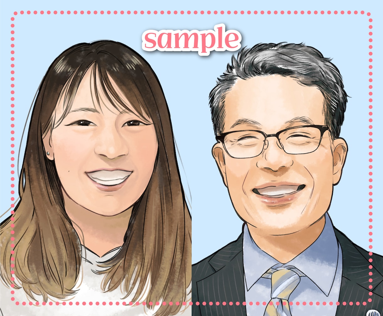 ハイクオリティな似顔絵をお描きします リアルで高品質、繊細なタッチで仕上げます。 イメージ3