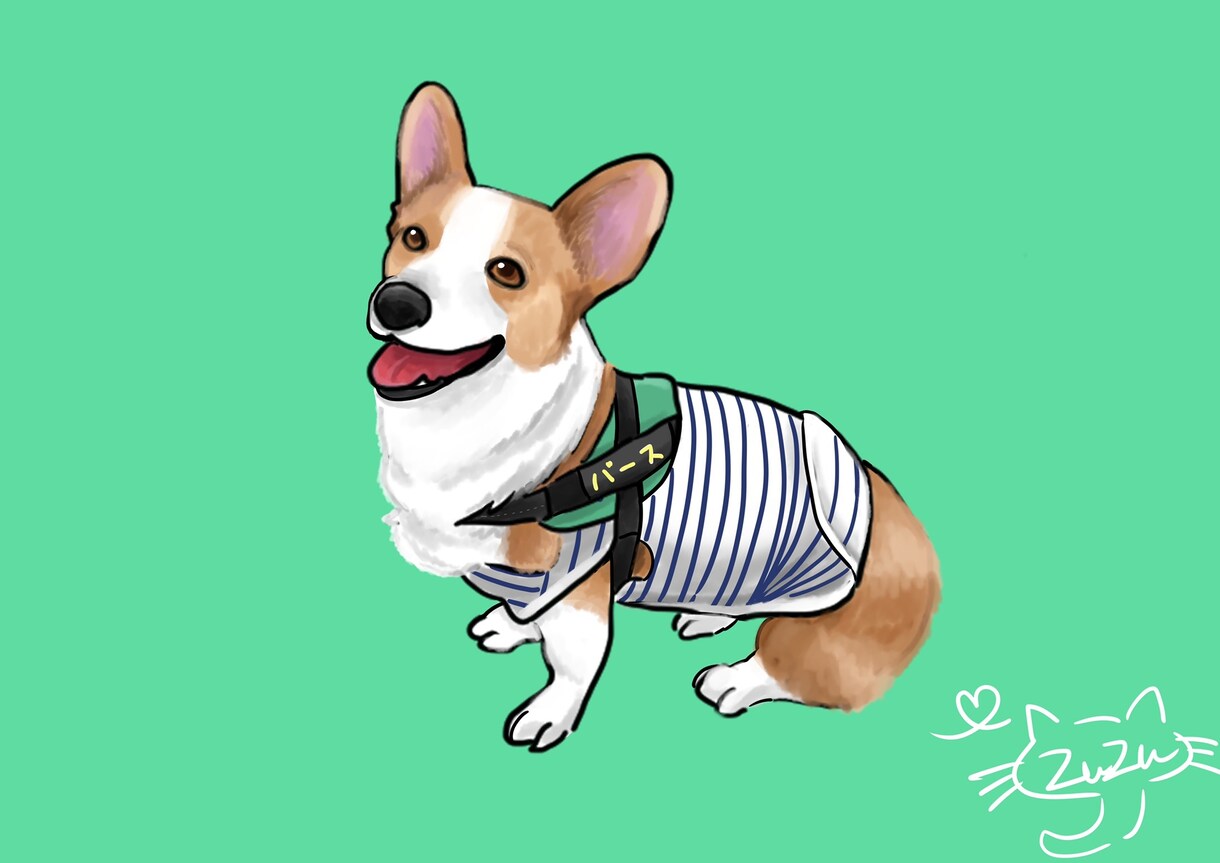 ウチの子イラスト描きます 大切なペットのイラストを描かせてください！【模写】 イメージ3