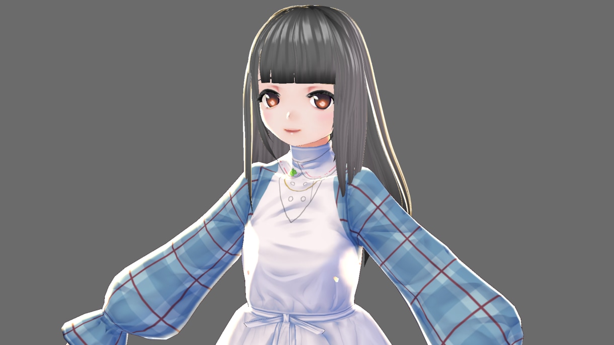 Vroid+blenderで３Dモデルを制作します お安く迅速に対応をさせて頂きます！ぜひお見積りDMください！ イメージ7