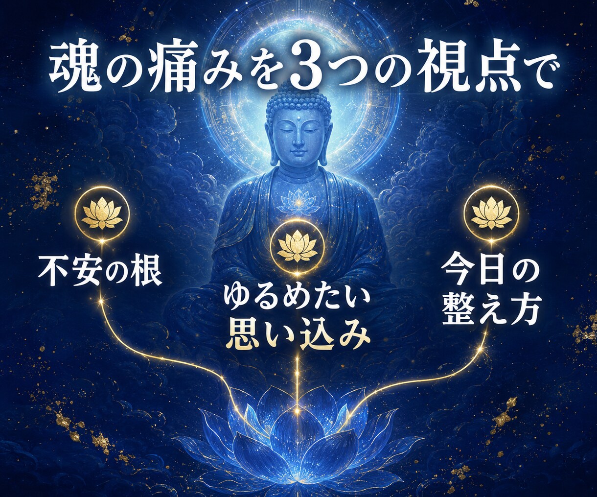 薬師如来の浄瑠璃（光）で魂の痛みを霊視します 不安の根にある疲れと癒しの言葉を届けます イメージ6