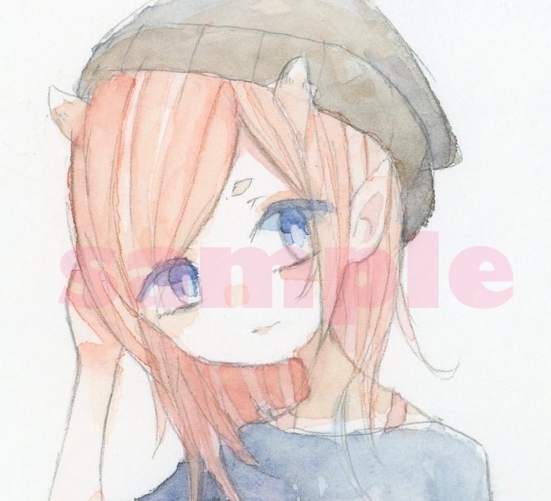 かわいいSNSのアイコン描きます 透明水彩、デジタルお好きな方をお選びいただけます！ イメージ4