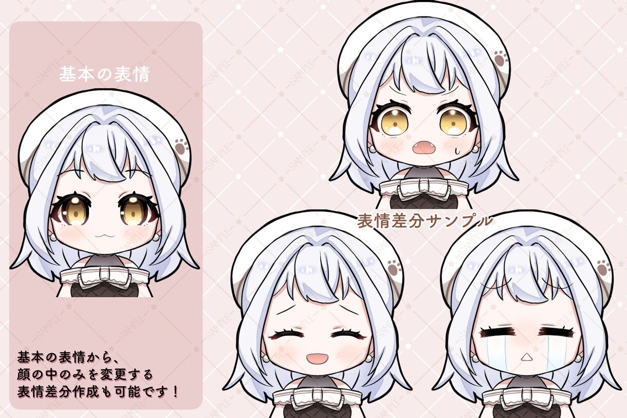 スタンプお描きします 可愛くてポップなデフォルメイラスト！ イメージ1