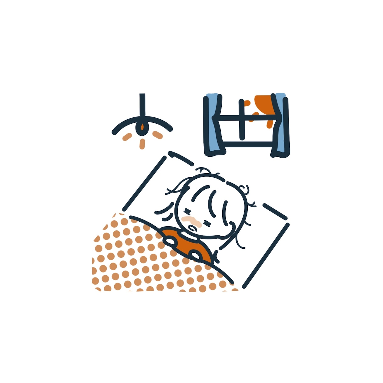 太めの線で日常のひとコマを描きます シンプルなイラストで、特別なひとときを切り抜きます♩ イメージ2