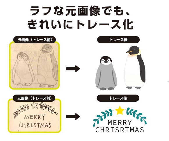 イラスト・ロゴ・文字、画像をトレースデータ化します トレースしてaiデータ化！粗い画像もきれいに変身！ イメージ4