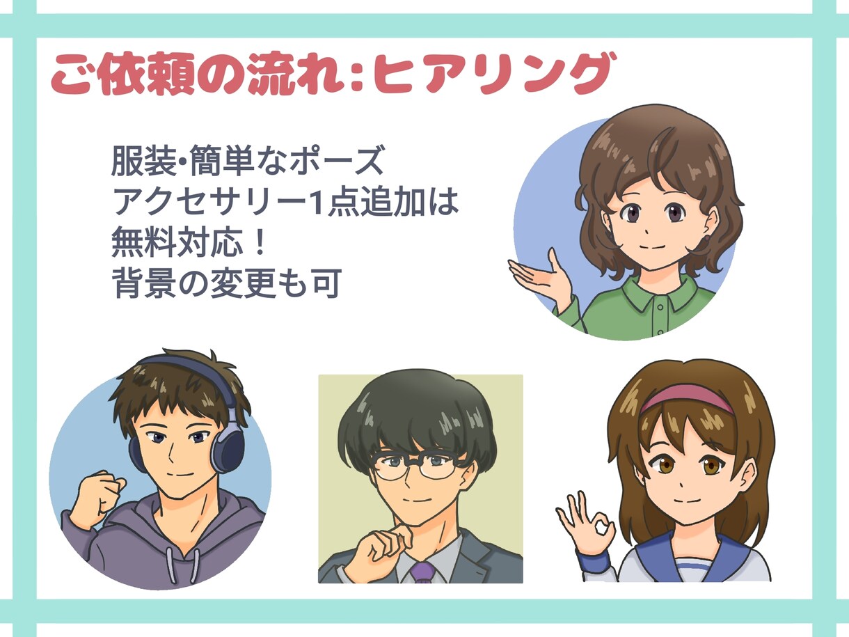 親しみやすいシンプルアイコン描きます SNSなどに幅広く使えるオリジナルアイコンをお手頃価格で イメージ5