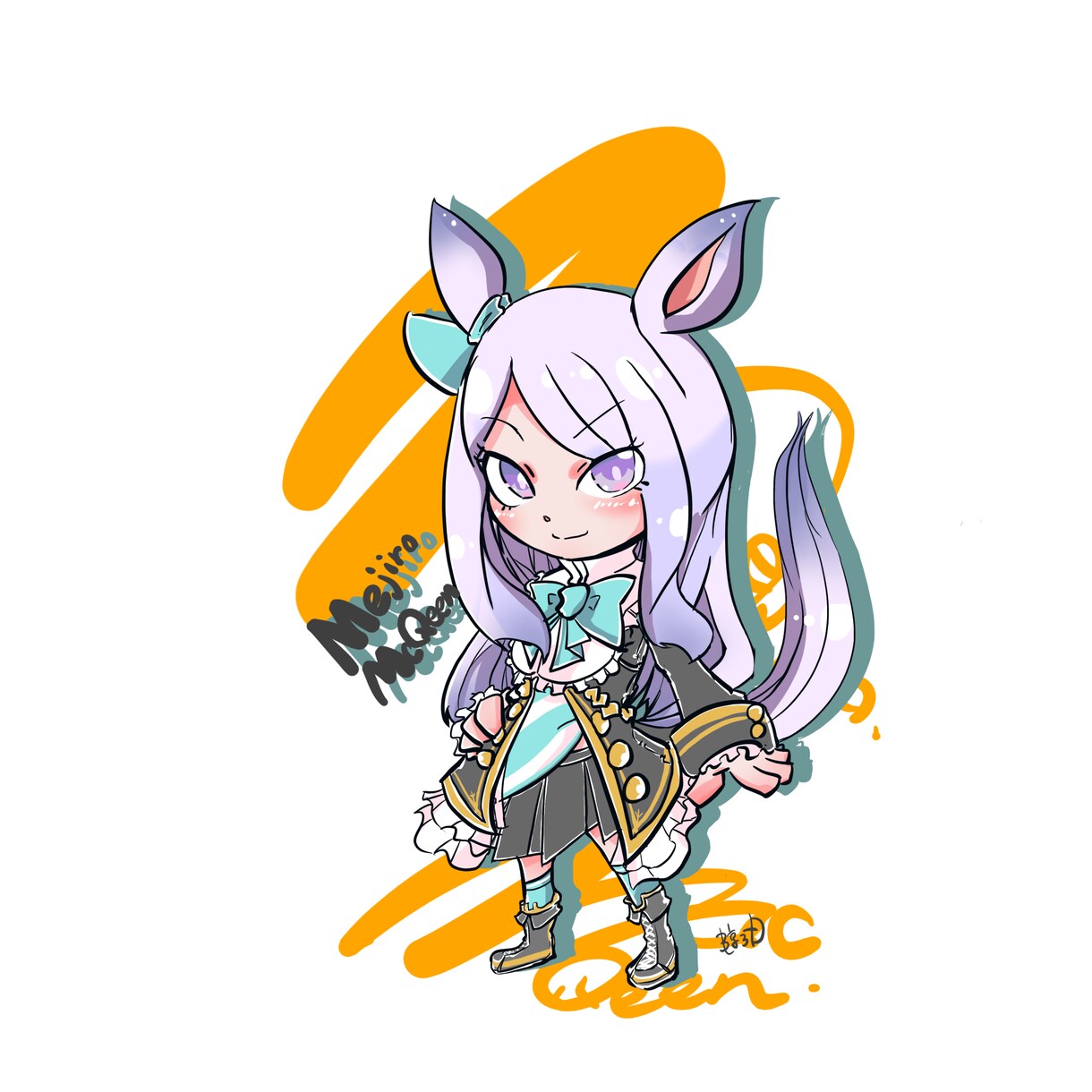 デフォルメキャラクターのイラストを作成します 自分のモノはオンリーワンがいい！好きなキャラを使おう！ イメージ3