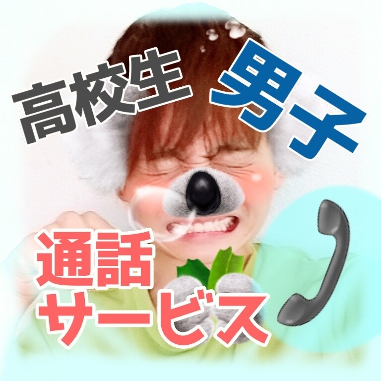 雑談・愚痴どうぞ! 高校生男子が電話にでます 高校生男子と通話できるサービス…ッ!暇なときの雑談でも可! イメージ1