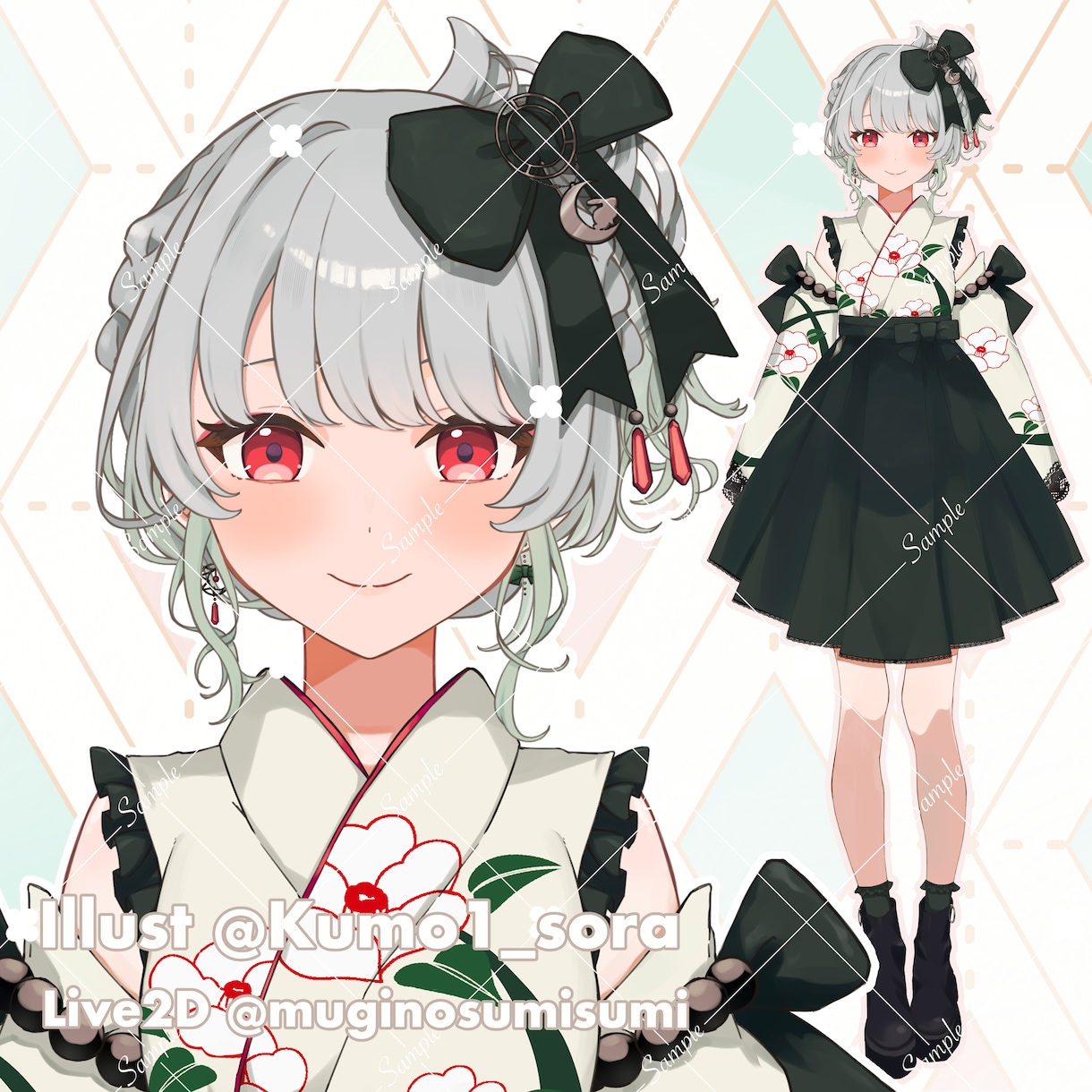 Vデビューお手伝い！Live2Dモデリングします 顔周りの自然なモデリングが得意です✨イラストセット割引あり！ イメージ5