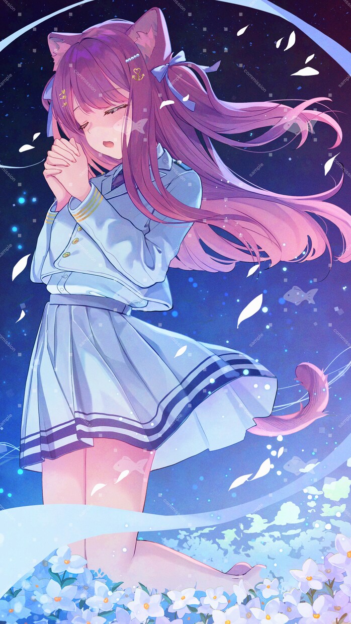 可愛らしい・綺麗なイラストを描きます アイコン・ヘッダーなど色んな用途のイラストを制作します！ イメージ4