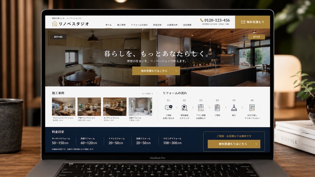 集客できるホームページを制作します 問い合わせが来ない原因から直すホームページ イメージ6