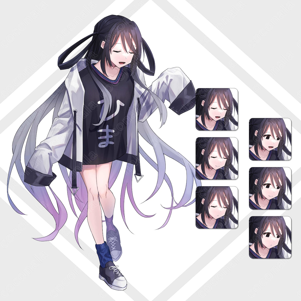 納期2月末◎TRPG・動画用等の立ち絵制作します CoCなどに使う立ち絵+表情差分が欲しい方、いかがですか？ イメージ2