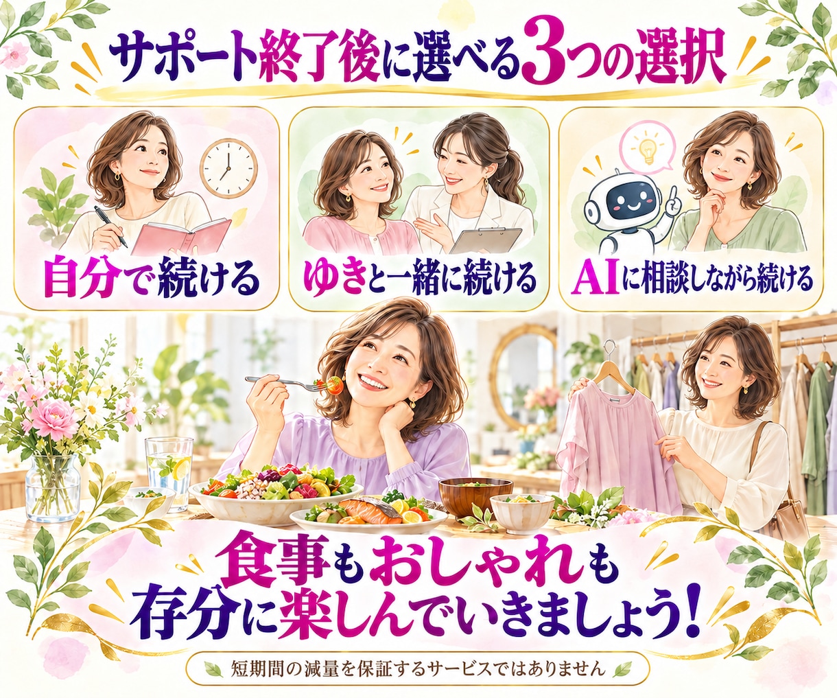 普段の食事からあなたの痩せルートを見つけます 食事と暮らしを一緒に見直す2週間サポート イメージ10