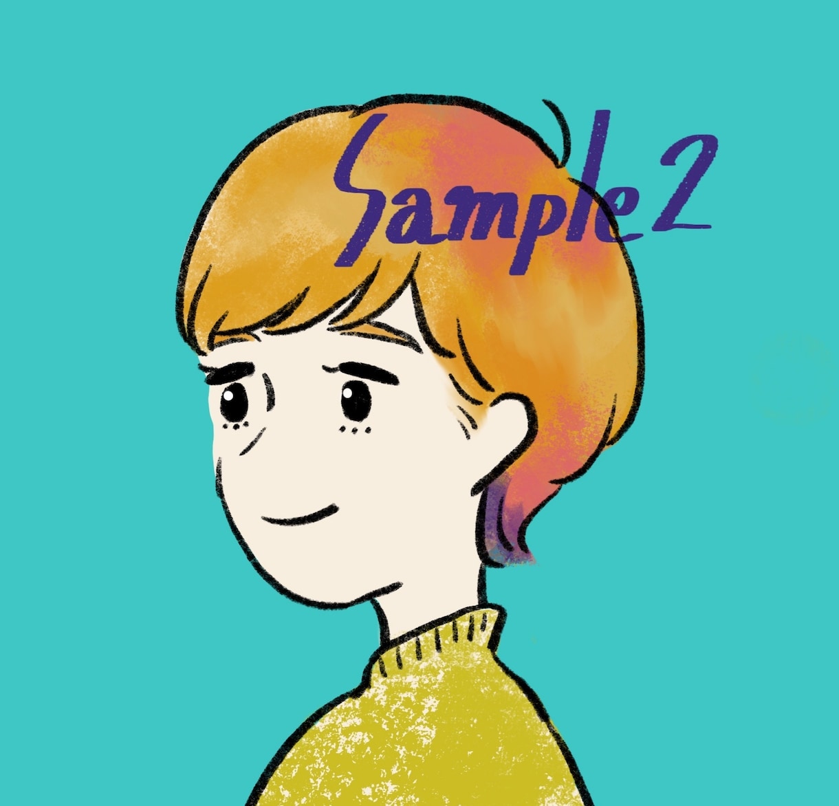 おまかせカラーでもOK◎SNSアイコン描きます 最短２日でSNSを彩ります！イメージカラーでも歓迎♪ イメージ5
