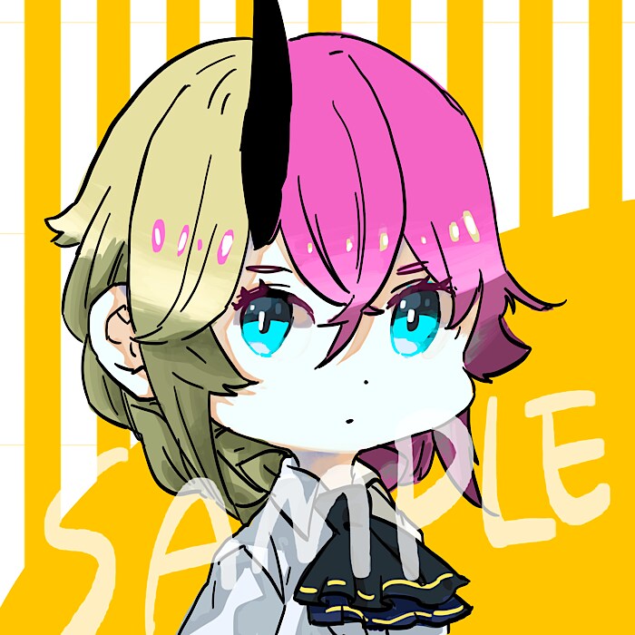 推しキャラやオリキャラのSNSアイコン描きます もちもちのミニキャラでSNSを賑やかにしませんか？ イメージ2
