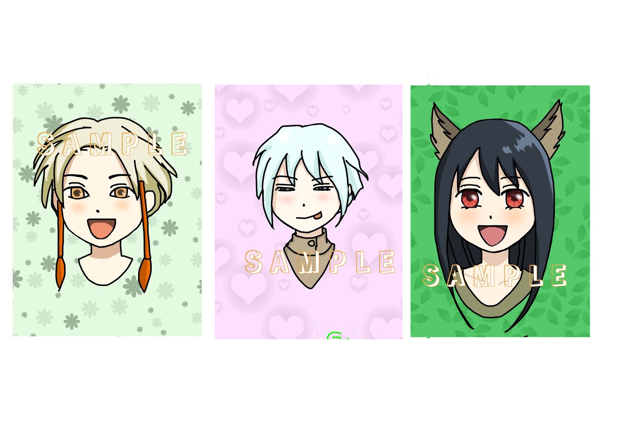 かわいいデフォルメの絵を描きます アイコンにぴったりのかわいい絵を描きます！ イメージ1