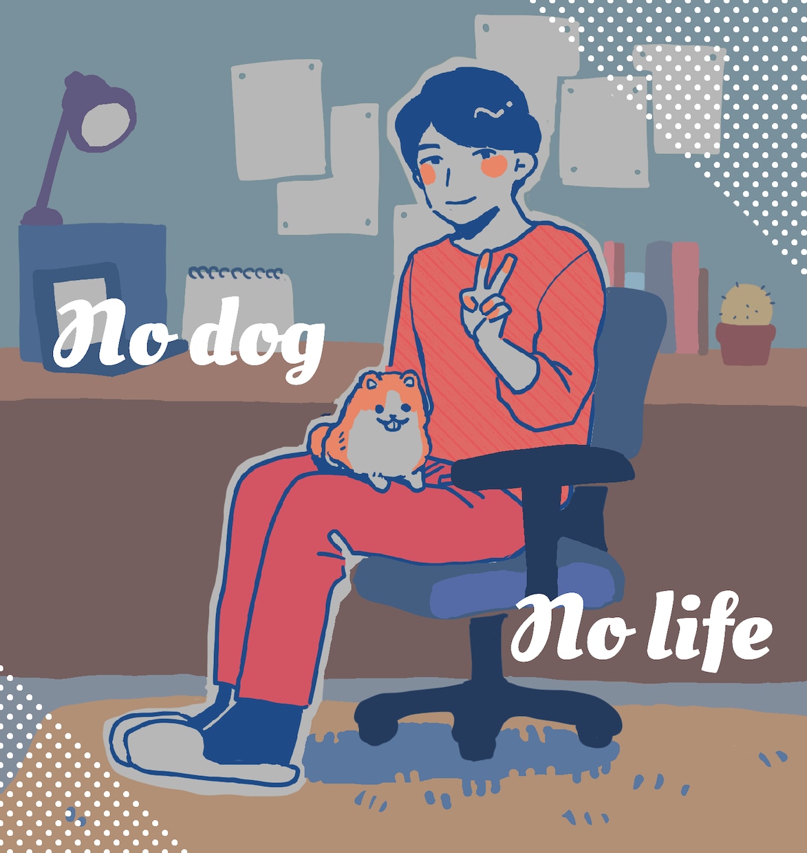 シンプルでレトロなイラストを描きます InstagramやTwitterのアイコンやヘッダーなど イメージ3