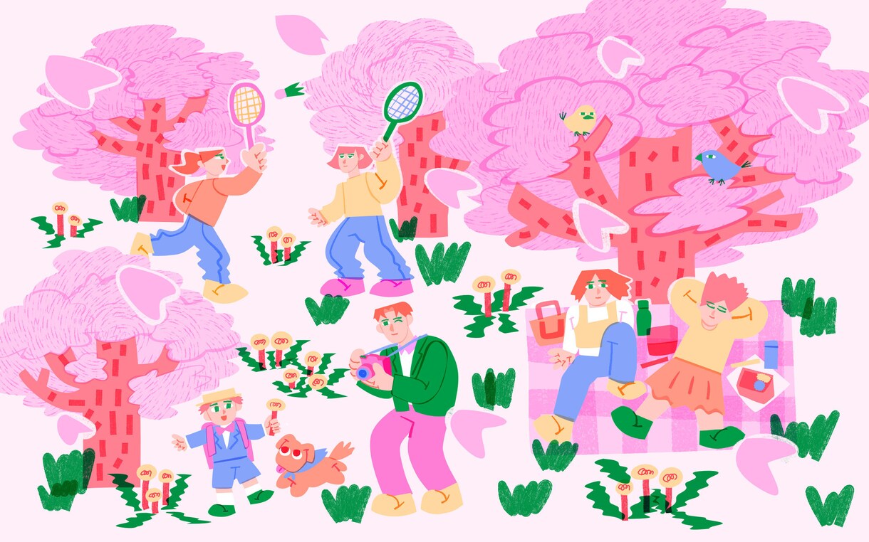 商用可！フラットでPOPなイラストを描きます 広告や書籍で目を惹く挿絵を求めている方に！ イメージ4