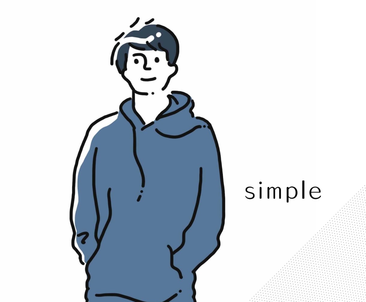 シンプルな似顔絵イラスト作成します シンプルなアイコンに変えたい方、似顔絵が必要な方必見！ イメージ4