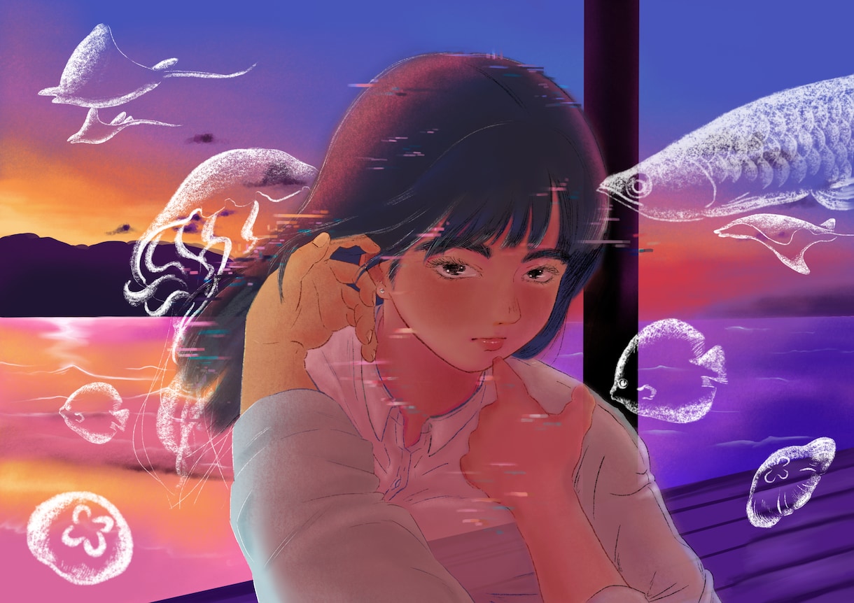 印象的な1枚絵を描きます アナログ、デジタルのイラストを描きます。 イメージ1