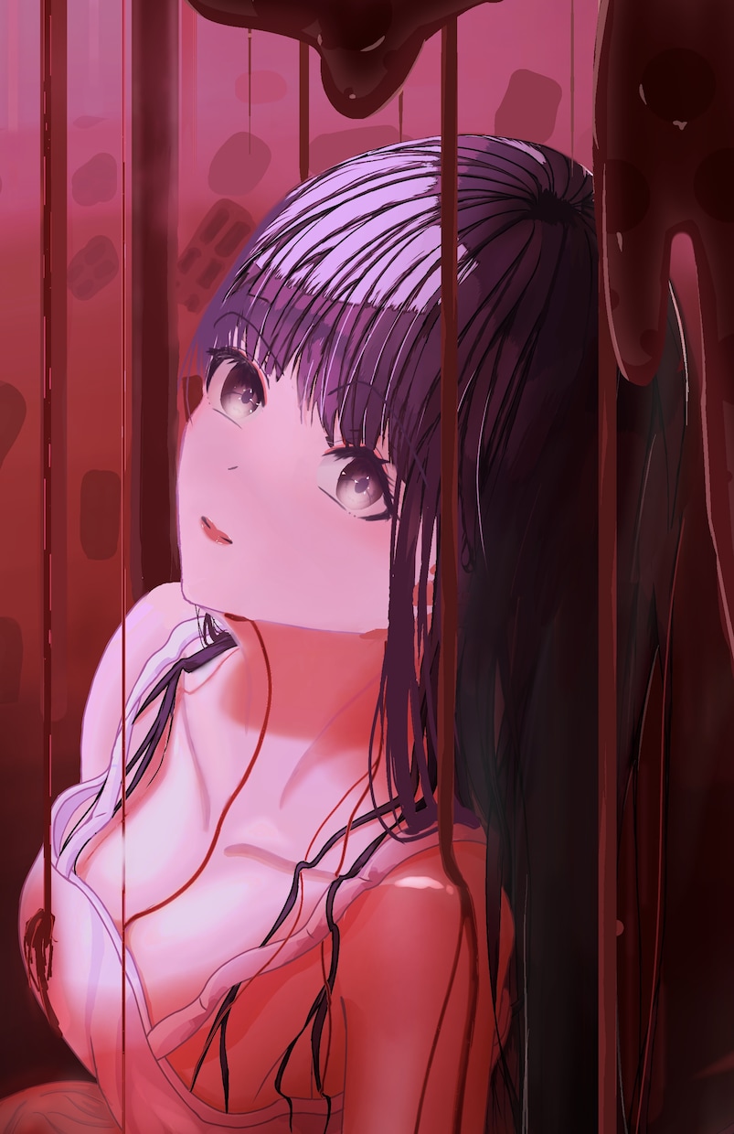 透明感のある美少女イラスト（顔アップ）描きます 透明感ある顔アップアイコン制作します イメージ1