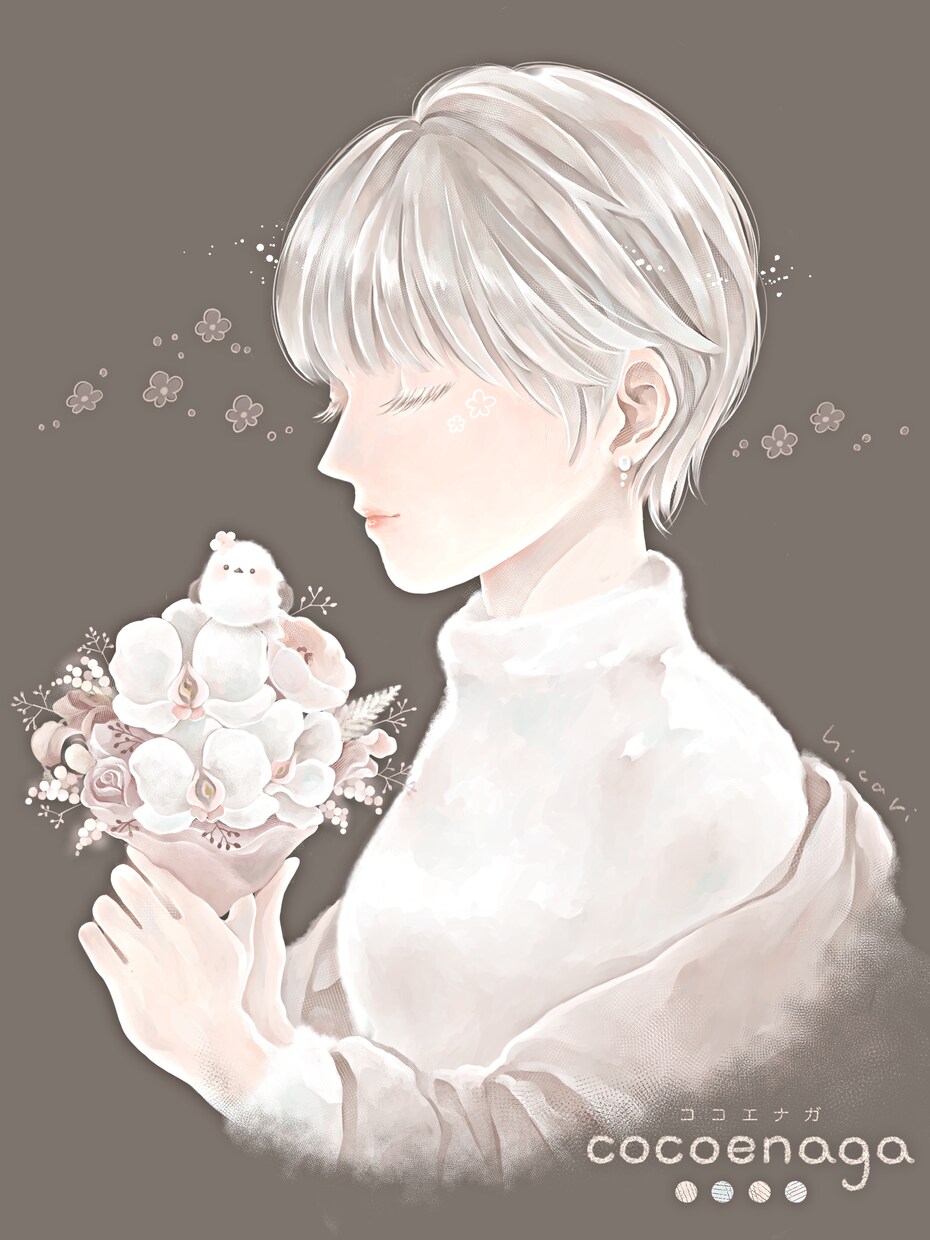 スタイリッシュで繊細、雰囲気のあるイラスト描きます 格好良い/可愛い/ちび絵、ニーズに合わせ丁寧に制作いたします イメージ7