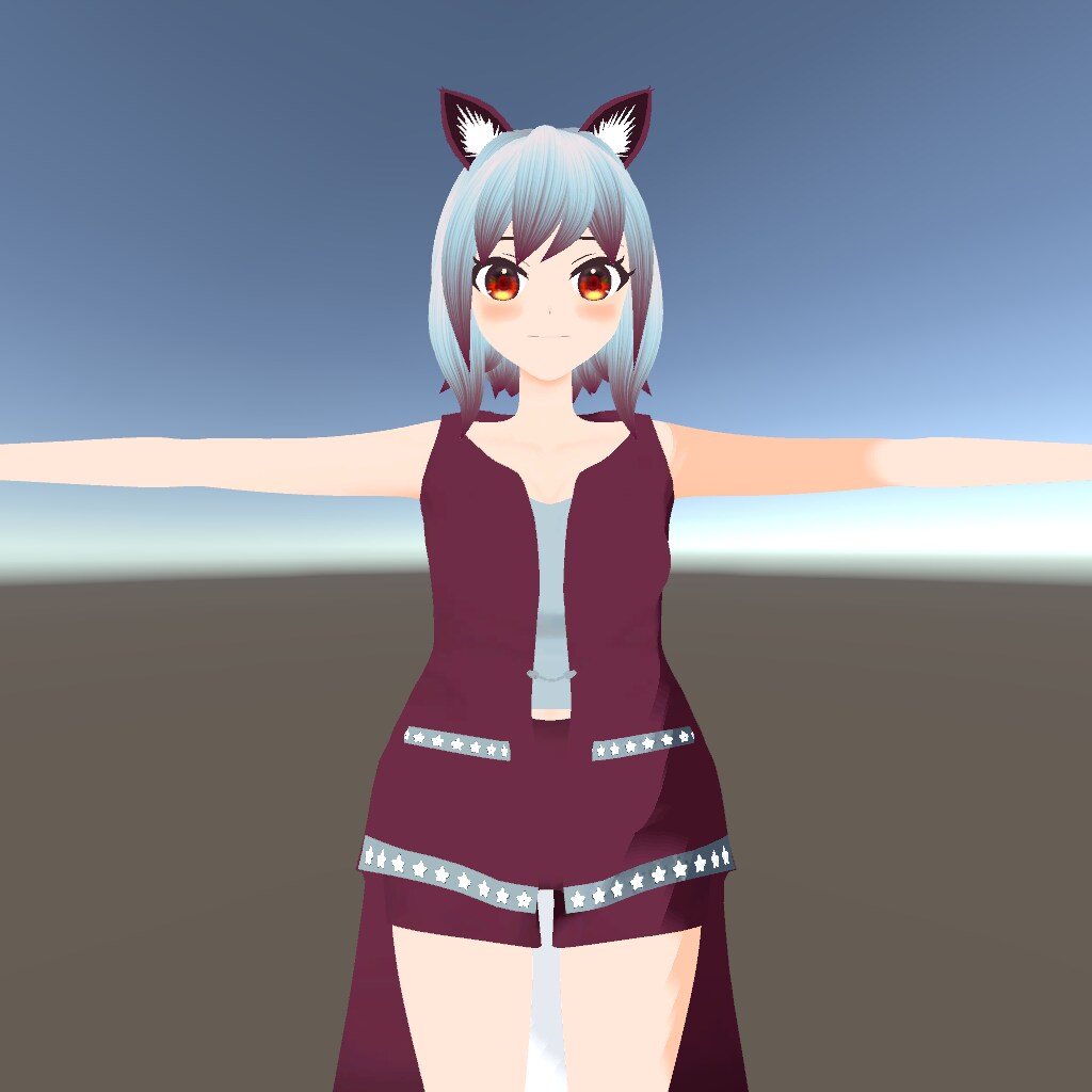 VTuber向け3Dモデル作成します Live2Dから3D化したい方におすすめです イメージ5