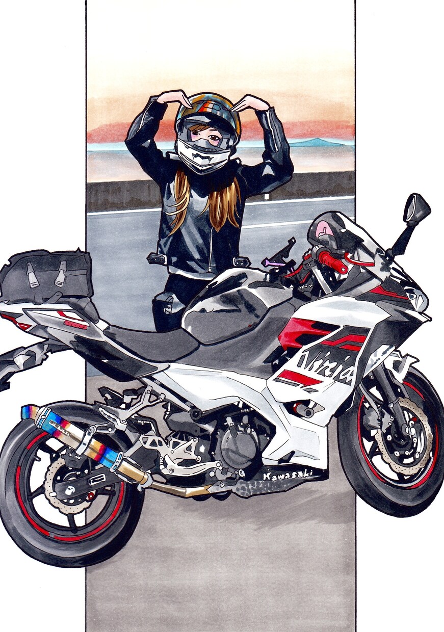 バイクイラスト販売・制作します あなたの愛車、世界でひとつのイラストにしませんか？ イメージ9