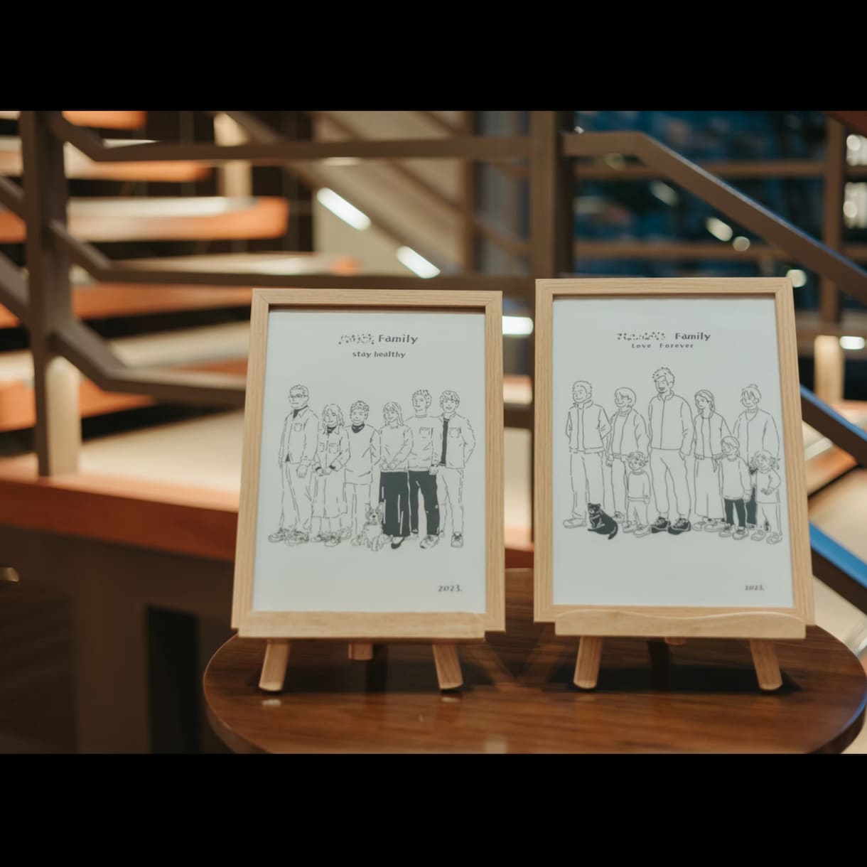 シンプル線画で白黒のイラストや似顔絵を描きます 手紙や席札、SNSのアイコン等に似顔絵を添えてみませんか？ イメージ10