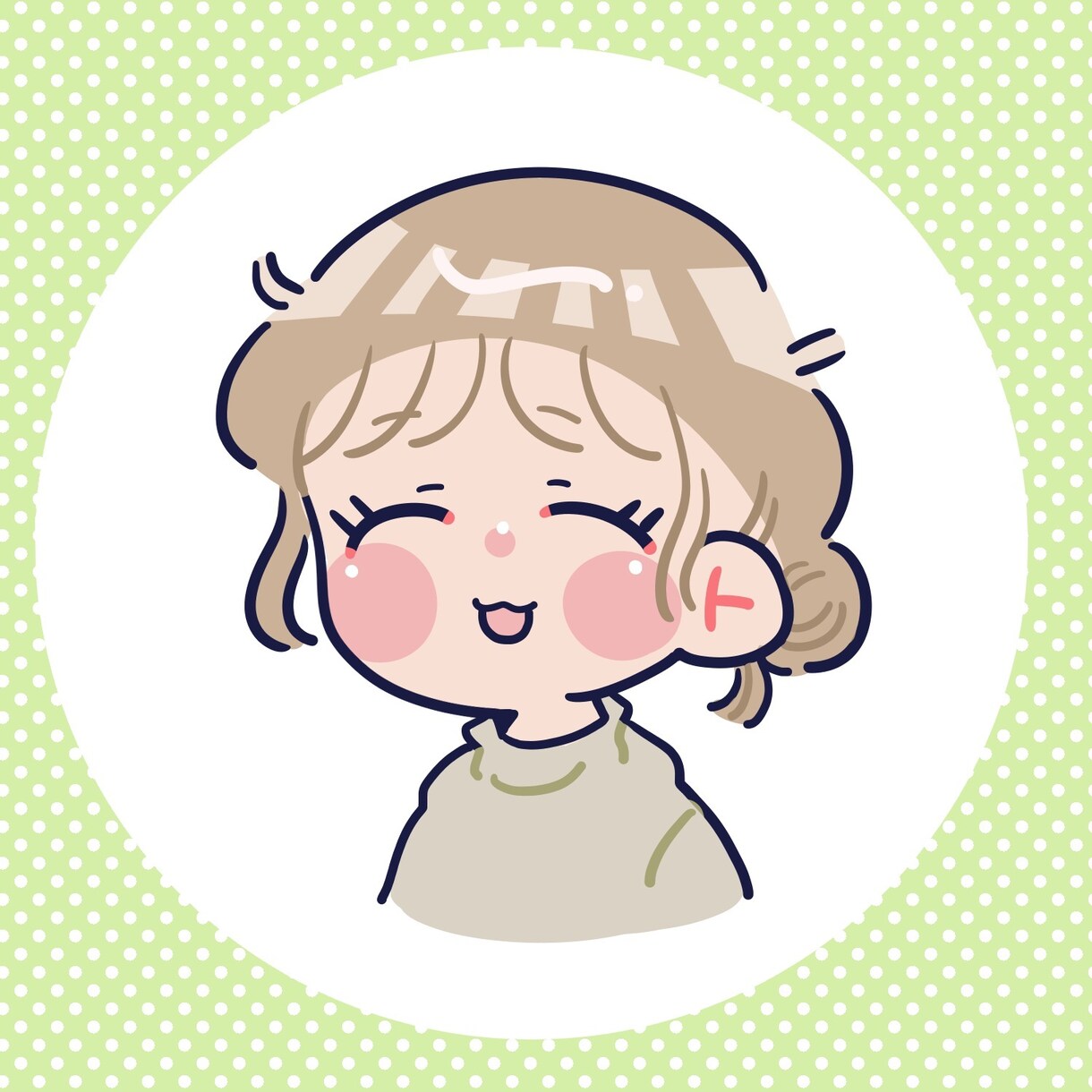 最短納品即日✎ナチュラルミニキャラアイコン描きます ナチュラルかわいい！アイコンをかわいくしたい方へ！ イメージ4