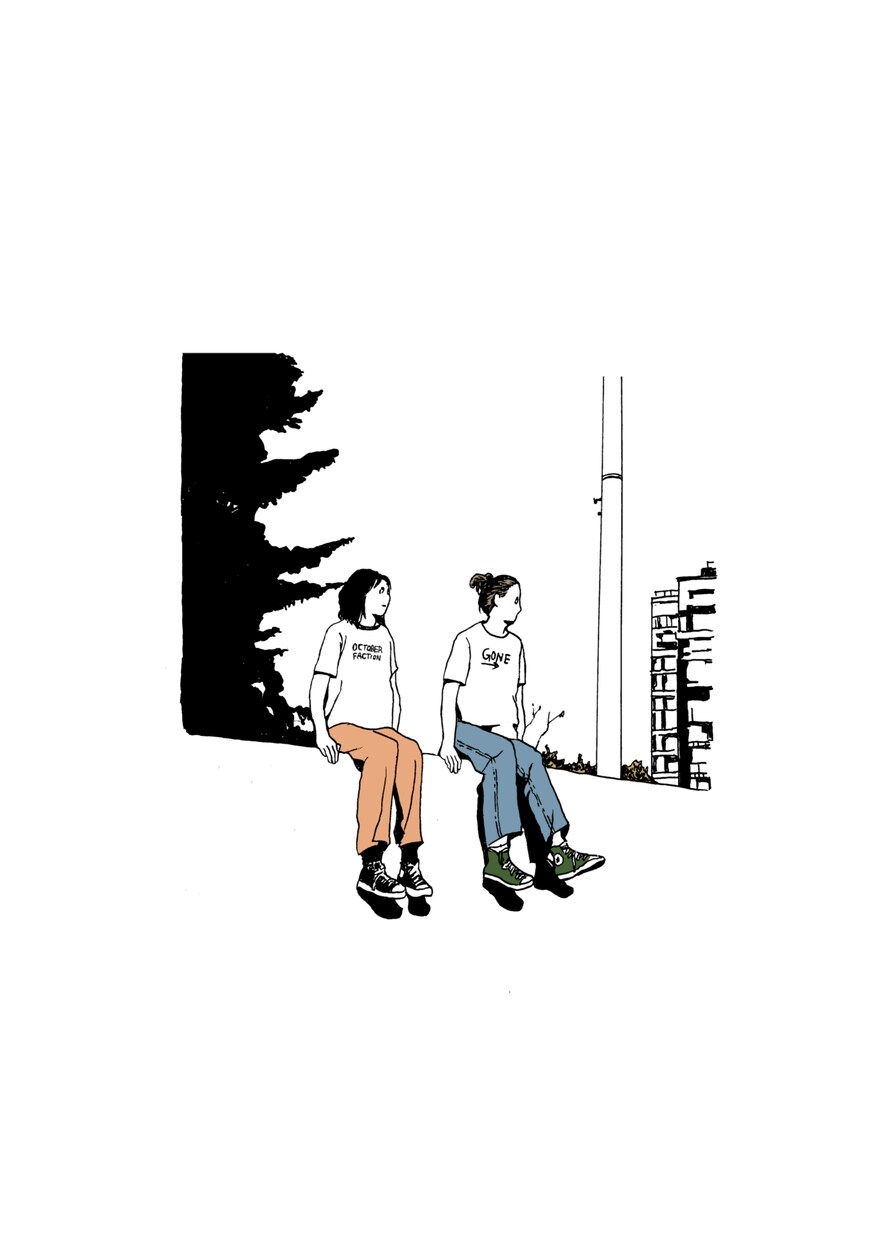 写真をイラストにします あなたのお写真を線画のポップなイラストに！ イメージ1