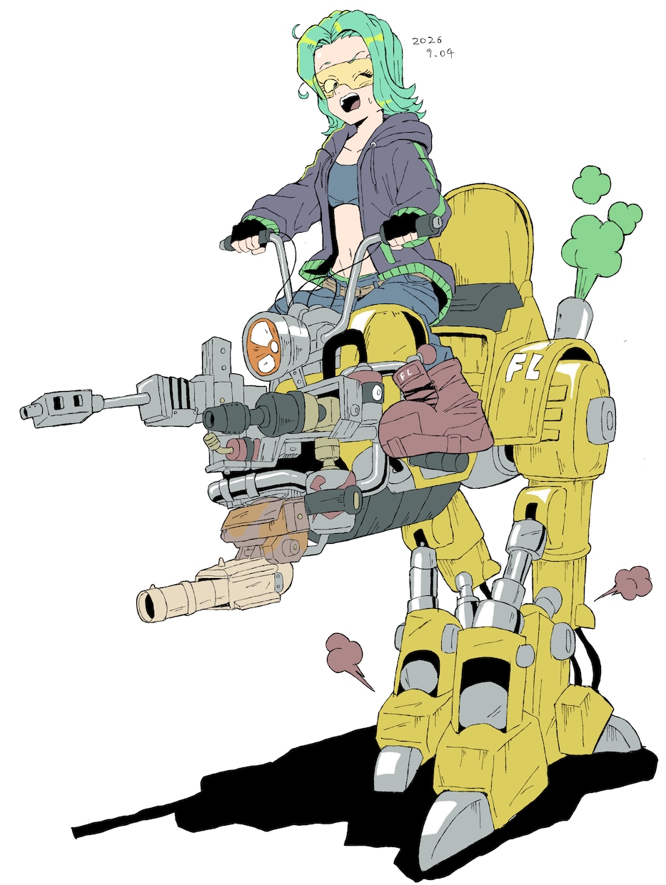 ファッション・バイク等メカ系イラストを制作致します 美術大学卒業生が見栄えするイラスト制作致します！ イメージ6