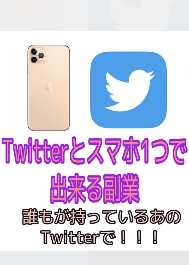 Twitterで稼げた副業の仕方教えます フォロワー0でも大丈夫！作業時間10分 イメージ1