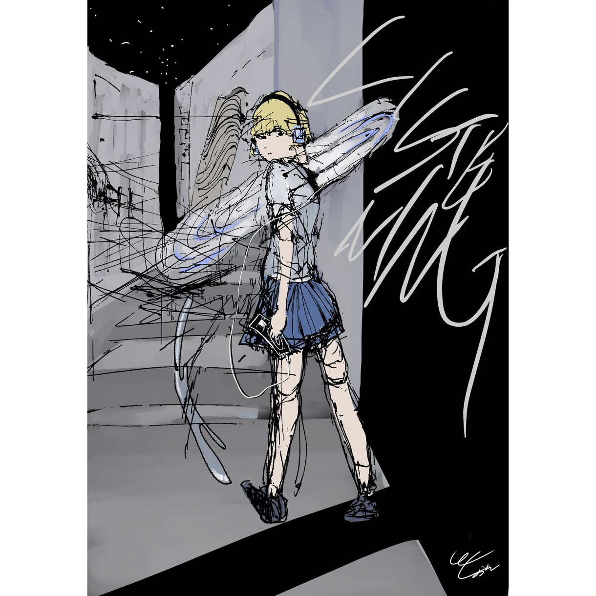 少年・少女イラスト制作いたします CDジャケット・ポスターなどの制作物を作る方へ イメージ7